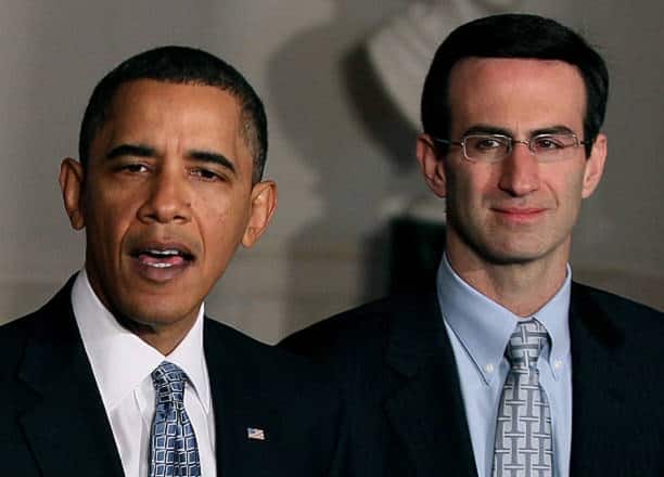 A formar American president barack obama & Peter Orszag